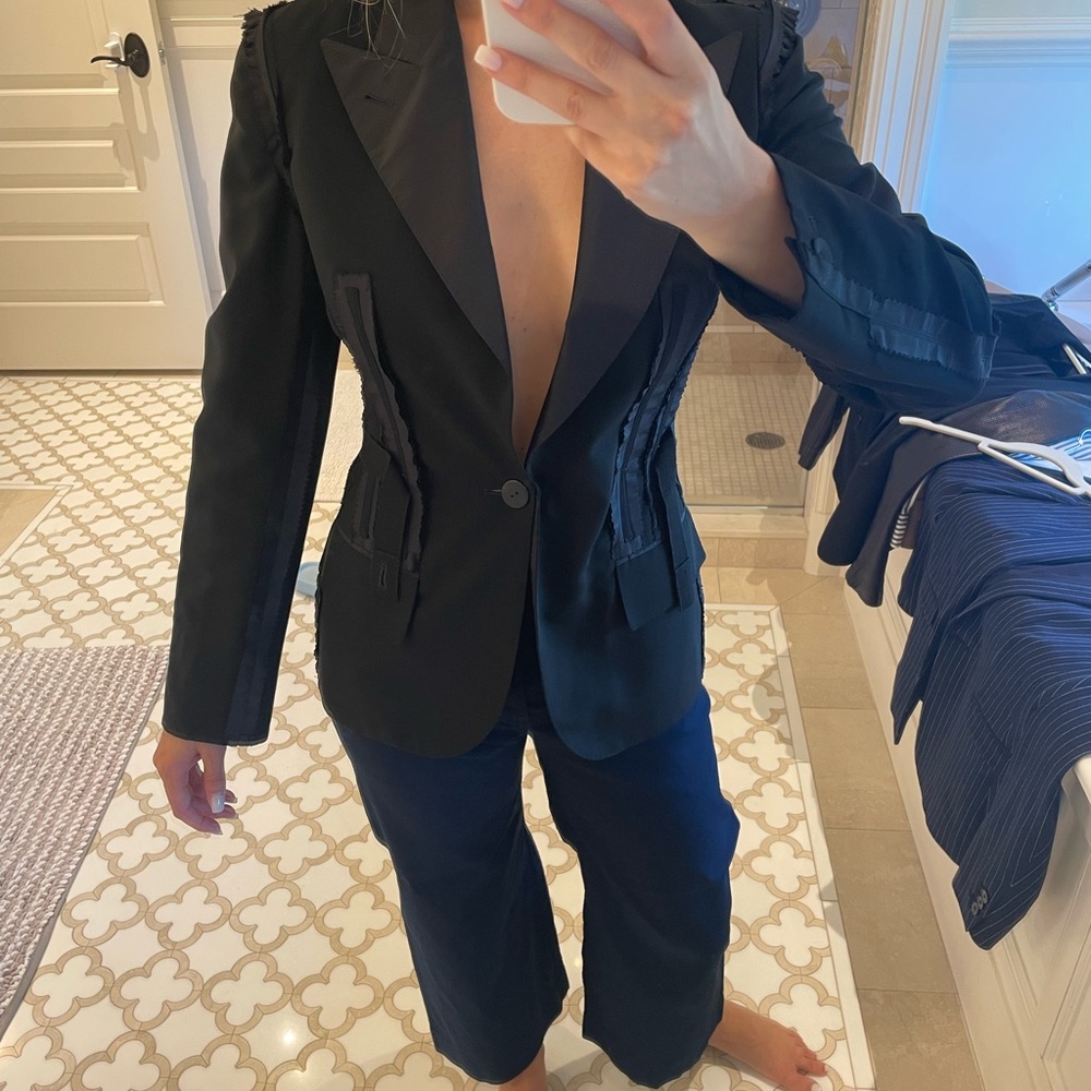 Jean Paul Gaultier Sleek Black Blazer